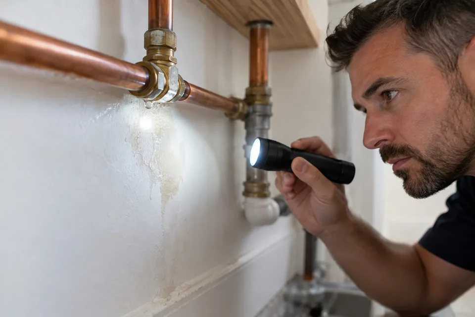 Damp walls or ceilings